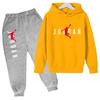 Felpa con Cappuccio per Bambini Lettere da Basket Pullover 3-12 Anni Giacca Felpa+Pantaloni Ragazzo Ragazza Neonato Abbigliamento Jogging Tempo Libero Moda Marca Set
