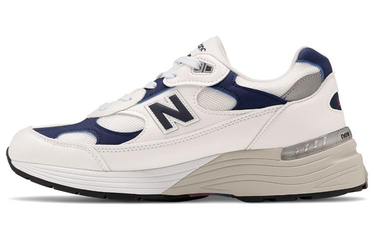 992 New Balance Made in Usa White Navy M992EC 40