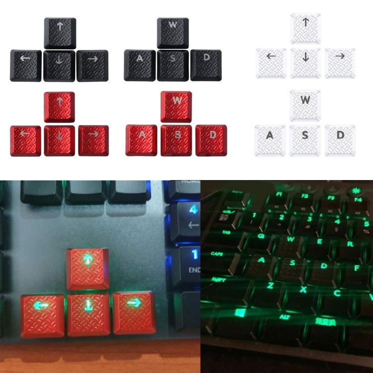 Textura Antideslizante Tapa de Tecla 4 Piezas Fibra de Carbono para G915/G813/G815/G913 TKL Keycaps de Perfil Bajo para Gamer