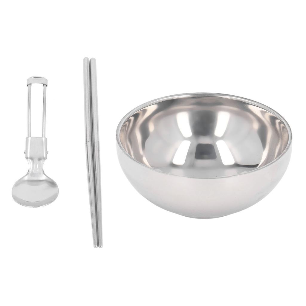 Single Cutlery Set Resuable Portable Stainless Steel Cutlery Set for Travel Picnic Camping Or Office Daily Use