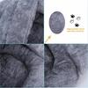 Winter Warm Triangle Cat Nest Thickened Fury Mongolian Bag Half Closed Sleeping Bag Pet Pad Cat And Dog Pet Sleeping Supplies
