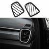 For Kia Sportage 2017-2022 Carbon Fiber Dash L&R AC Air Outlet Vent Trim 2PCS