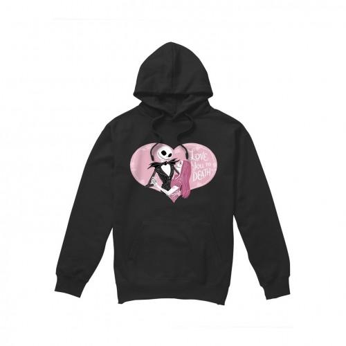 The Nightmare Before Christmas Herren Love You To Death Valentinstag Hoodie