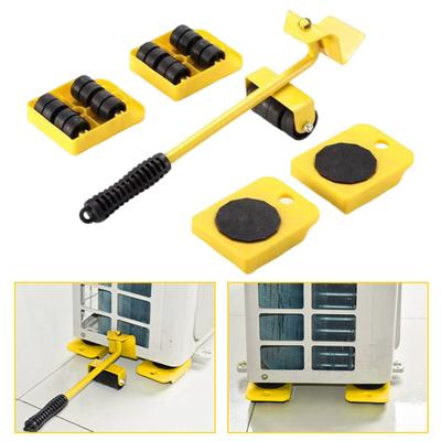 Yousheng 5Pcs/Set Furniture Mover Tool Set Compact Furniture Movers with Wheels Heavy Duty Appliance Rollers Furniture Slider Kit