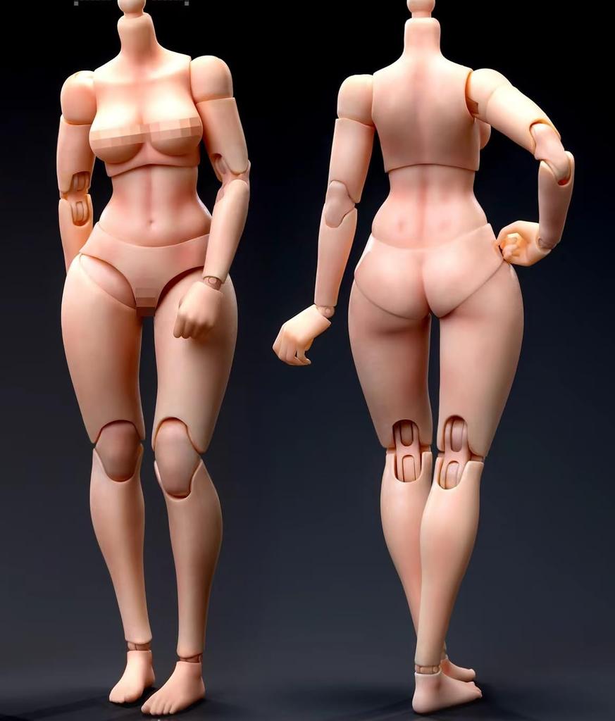 Toys & Hobbies [TOYBARJAPAN] TUNSHI STUDIO TS-FB-002 B Small Bust Female Body for 1/12 Action Figures