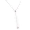 Les Trésors De Lily [C6339] - Collier Argent 'Lucioles' Blanc argenté (rhodié) - 63x6 mm