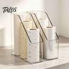 Durable Household Storage Kitchen Cling Film Organizer, Space Saving Box, Large Bedroom Organization Supplies Capacity Vertical Bin, for Food Foil And