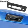 Carbon Fiber Rear Door Tailgate Handle Bowl Trim For Dodge RAM 1500 2010-2017