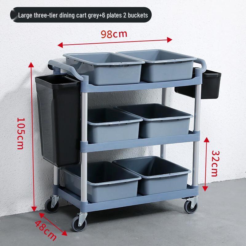 Mobile Restaurant & Hotel Service Utility Cart