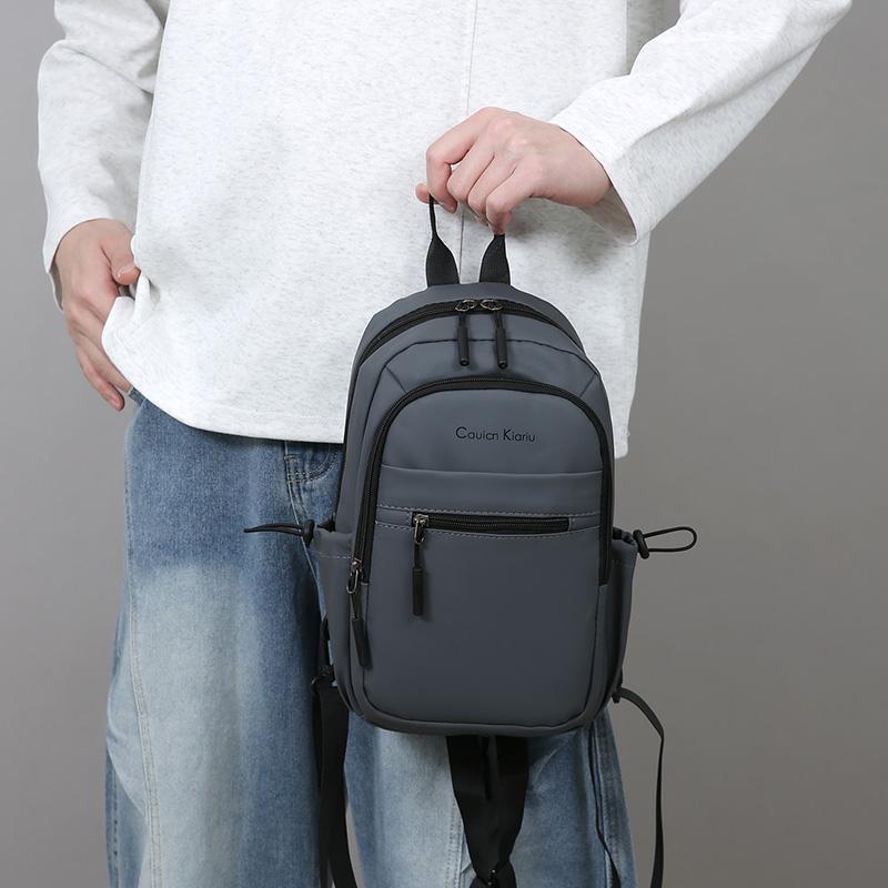 Men's Large Capacity Chest Bag Travel Backpack Multi-function Backpack