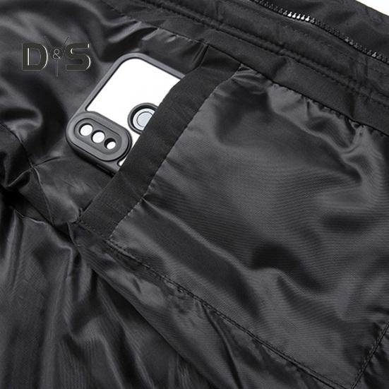 Men Waistcoat Stand Collar Hooded Sleeveless Zipper Placket Down Cotton Vest with Pockets Solid Color Thickened Vest Jacket