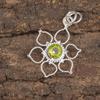 Peridot Pendant Gemstone Jewelry, 925 Solid Sterling Silver Pendant, Handmade Jewelry Dainty Pendant, Gift For Him