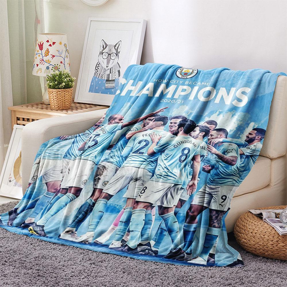 Brave MCFC Warriors Blanket, High quality Comfortable for All Seasons, Home Decor, Warmth and Comfort