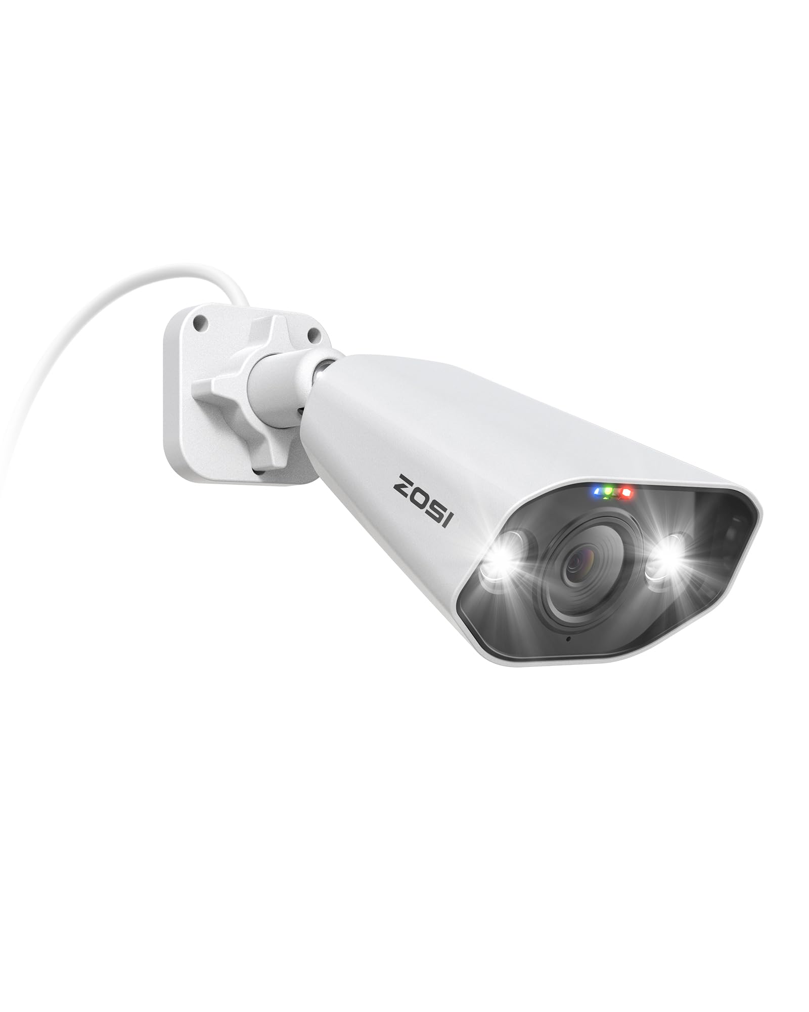 

ZOSI 8MP Security POE Powered Indoor and 4K POE Security Reduces Recording Capacity by up to IP66 Waterproof and for Adding POE 8MP Bullet AI Human