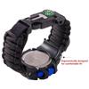Waterproof Watch Multifunctional Outdoor Survival Rope Bracelet Adjustable Adventure Bracelet