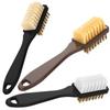 Random Color Plastic Multipurpose Superfine Shoes Brush Dust Cleaning Leather Cleaner Long Handled