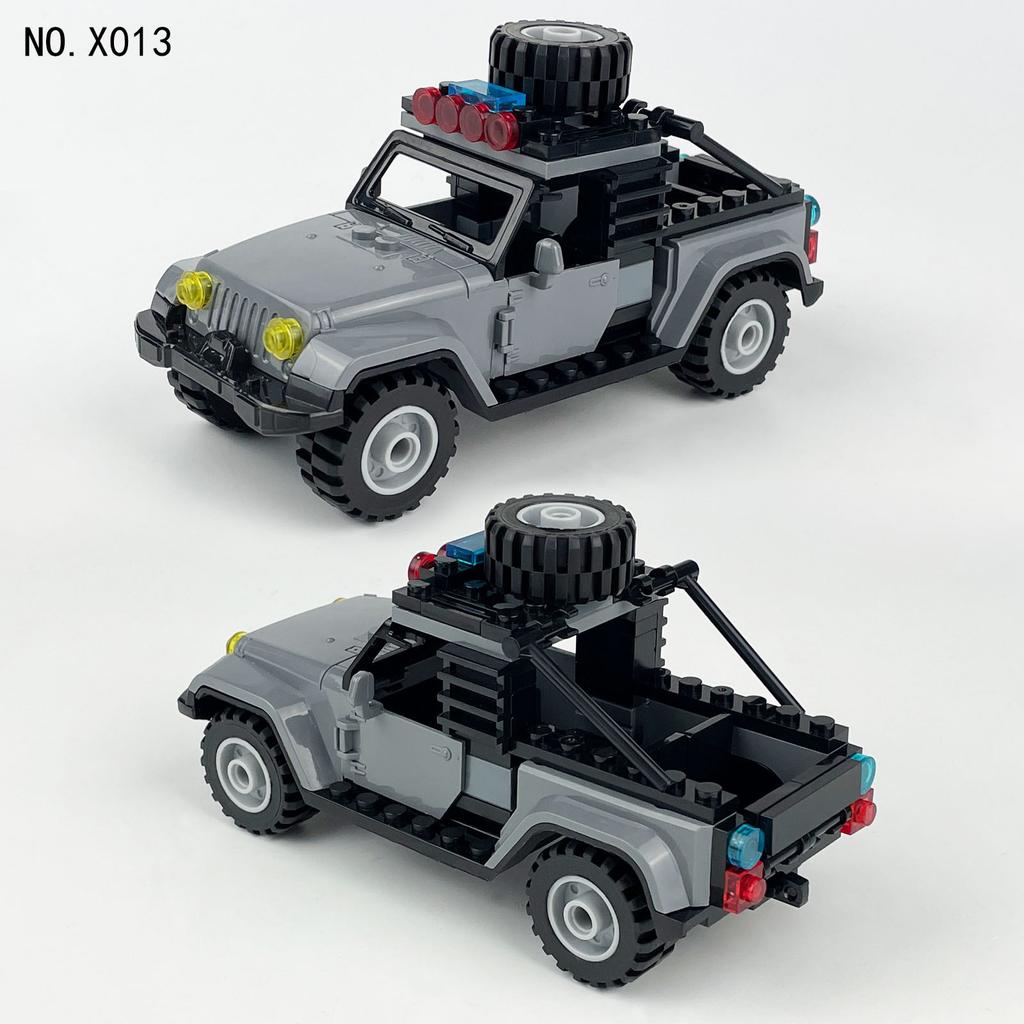 MOC Creative Series Wilderness Hunter Truck Building Block Toys