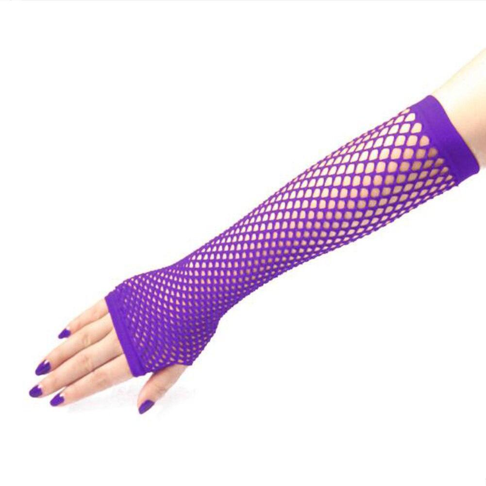 2 Paires Sexy Sous-vêtements Accessoires Maille Gants Longs Accessoires de Robe Tout-aller Fournitures Sexy pour Adultes