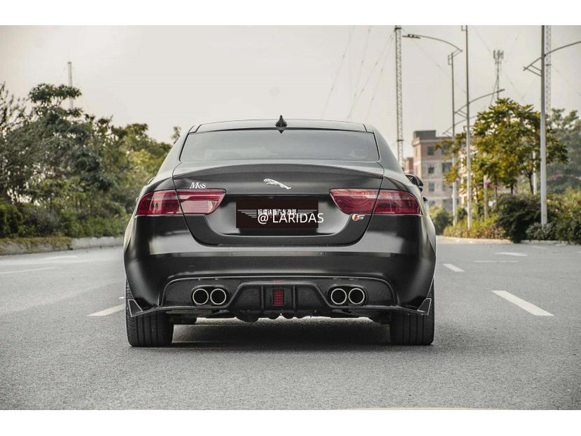 Jaguar XE 2015-2019 Carbon Fiber Body Kit: Front Lip & Rear Diffuser Accessories