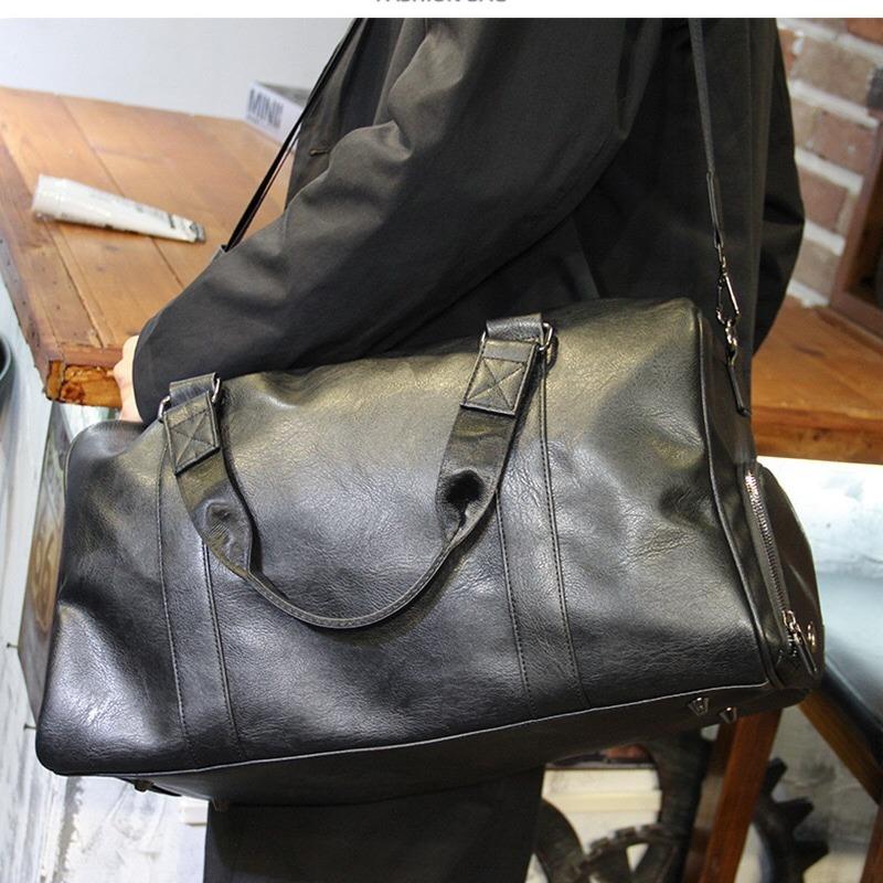 TS JYL laptop bag,Men Business Travel Bag With Shoe Compartment Wet Dry Separation Duffel
