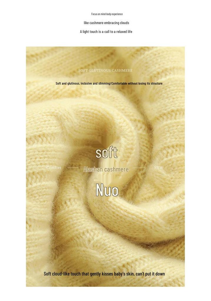 Women's 100% Pure Cashmere Fish Embroidery Sweater - Autumn/Winter Round Neck Knit Pullover, One Size