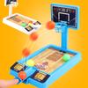 Basketballspielzeug Mini-Basketballständer mit 2 Bällen 1 Basketballfeld Desktop-Spielbrett zur Angstlösung für Kinder ab 3 Jahren