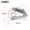 Kickstand Side Stand Extension Pad Support Plate Motorcycle Accessories For Kawasaki Z 800 900 Z800 13 - 16  Z900 Z 900 17 -