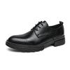 Fashion Business and Casual Men's Leather Shoes Comfortable Retro British Style Fashion Party Dress Office Shoes Groom's Wedding Shoes