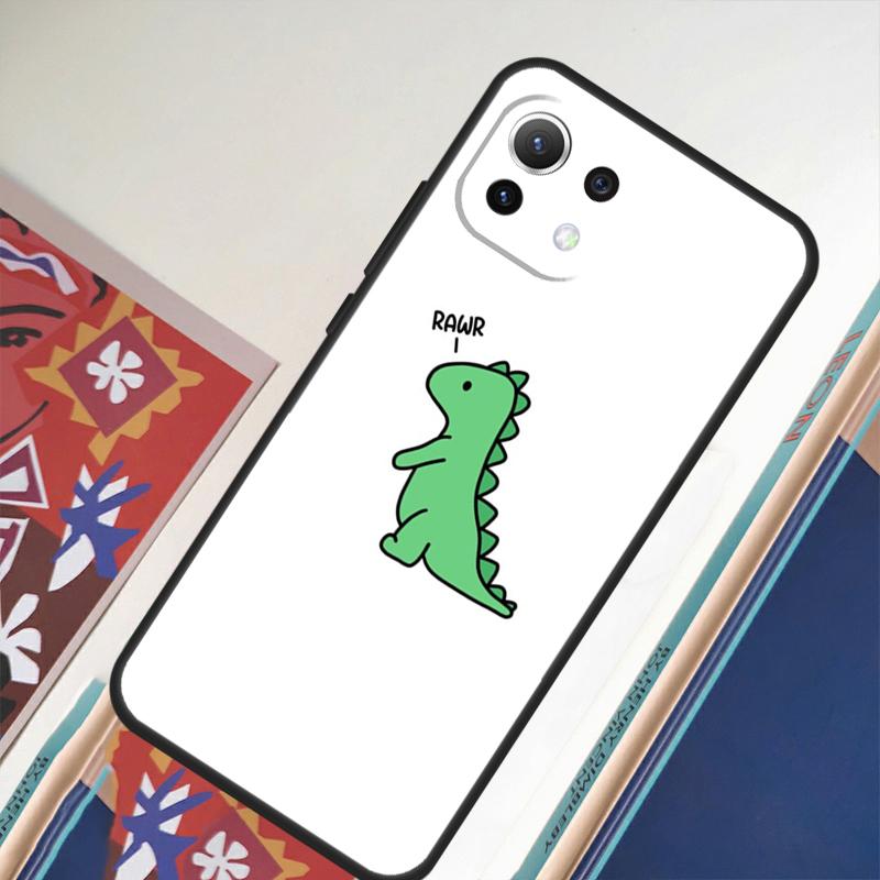 Cute Dino Aesthetic Dinosaur For Xiaomi 11T 12T 13 Pro 12 11 Lite Phone Case For POCO F5 X5 Pro F4 X4 GT F3 M5 X3 Pro
