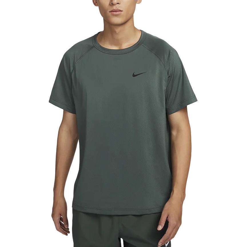 Nike Dri-Fit Rise 365 Ready Moisture-Wicking Comfortable Simple Crew Neck Short Sleeve T-Shirt Men Tops Green DV9816338