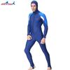 Divesail Unisex Long Sleeve Hooded Snorkeling Suit - Sun Protection, Waterproof, Jellyfish-Resistant Surfing Swimsuit