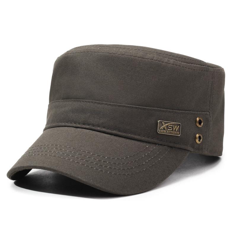 Men's Flat Top Cap Outdoor Fishing Cap Spring Autumn Cap