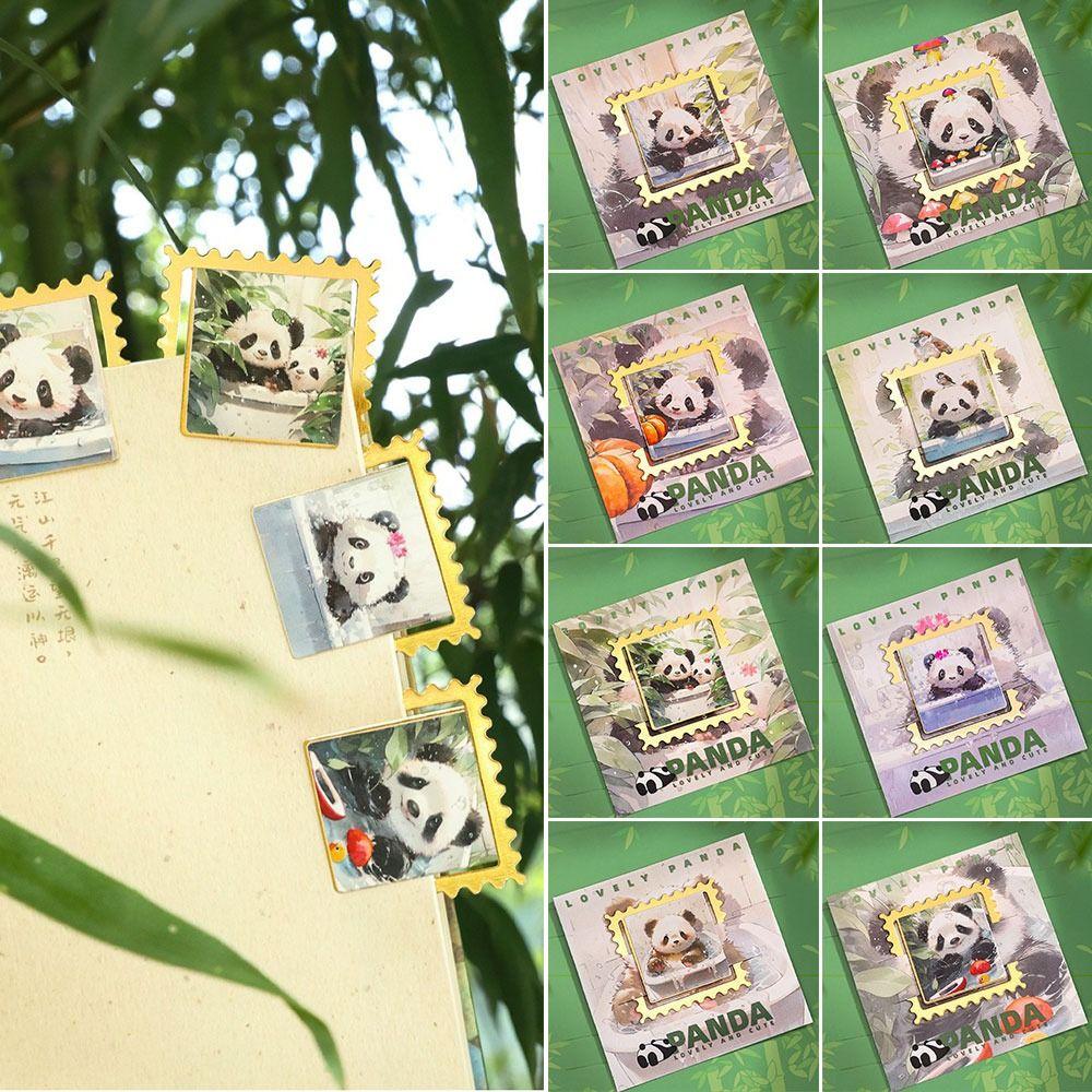 

Закладка в форме панды для студентов/учителей, держатель для страниц книг, вставка, зажимы для книг, канцелярские принадлежности