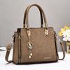New Plaid Fashion Patchwork Handbag with Large Capacity Single Shoulder Bag with High Appearance Level Female Bag