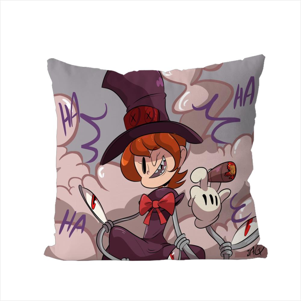 Skullgirls Pillow Case For Car Sofa Decorative Home Doublesided Print Plush Square Throw Pillow Cushion Cover