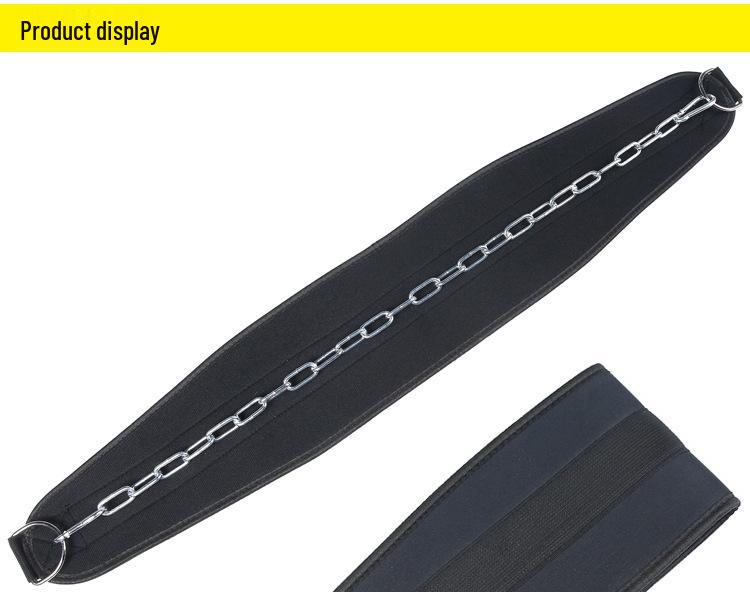 Pull-Up Weightlifting Belt for Upper Body Strength and Gym Fitness