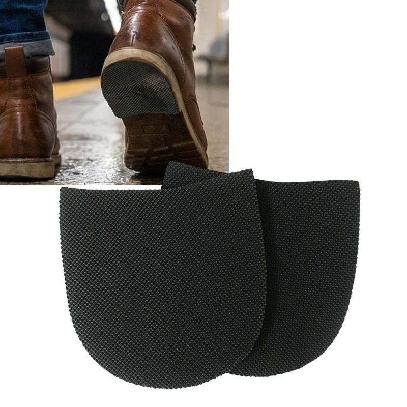 3 Pares Suelas de Goma Resistentes al Desgaste Protectores Suelas de Repuesto para Reparación de Zapatos Parches Antideslizantes para Reparar Talón de Zapato Desgastado