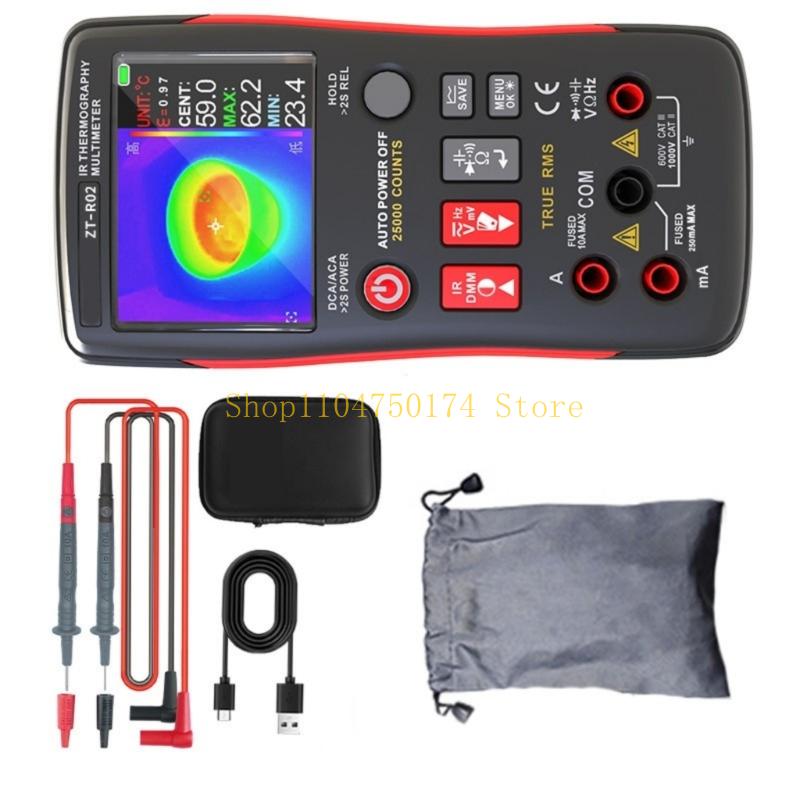 Thermal Imaging Multimeter Precisions Thermal Imaging Tool with 20°C to 550°C Detection and On Site Data Recording top sale