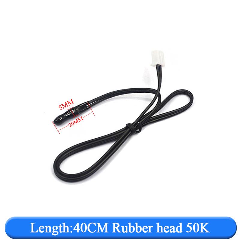 Air Conditioning Temperature Sensor 5K 10K 15K 20K 25k 50K Air Conditioner Tube Sensor Rubber Head Copper Head