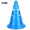 4PCS Football Basketball Obstacle Road Cone with Hole Mark Tube Roadblock