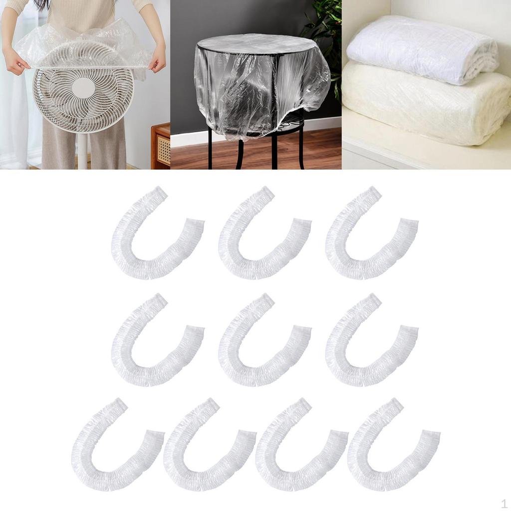 10 ks Jednorázové průhledné kryty na kuchyňské spotřebiče pro tlakový hrnec, hrnec na polévku 60cmx70cm