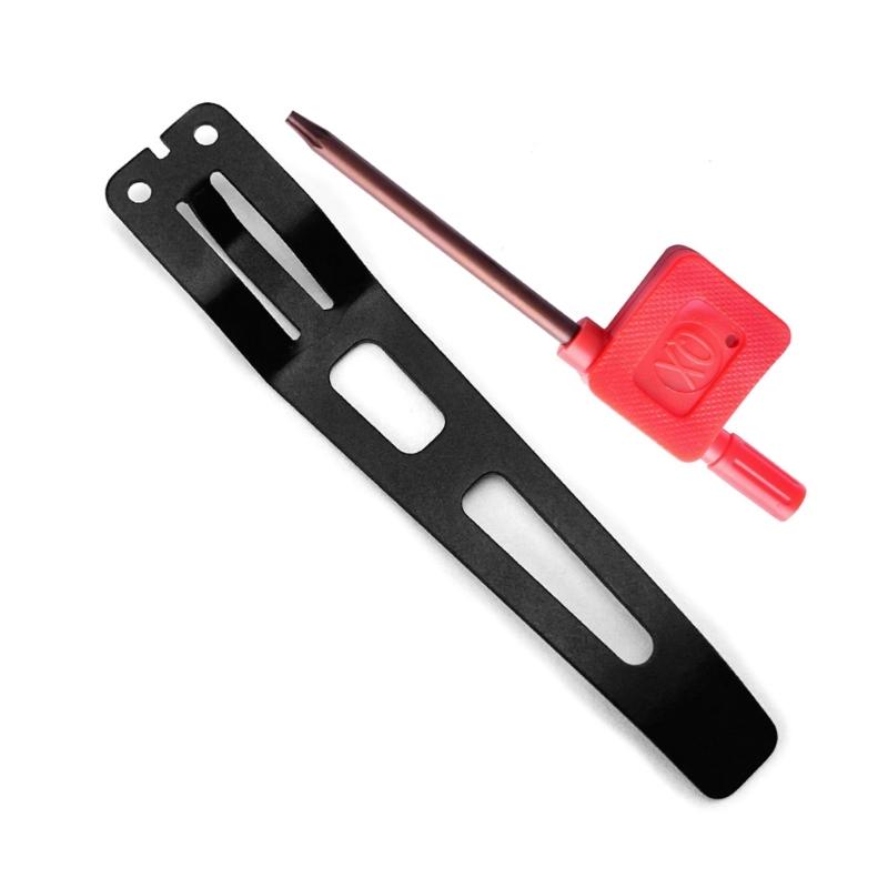 Metal Alloys Flashlights Clamps Light Weight Pocket Clip With Wrench for EDC3 EDC29 EDC25 EDC23 Easy To Install