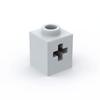 10PCS 73230 1x1 with Axle Hole Building Blocks Moc Accessories Compatible with Brick Toys Children Gift Box