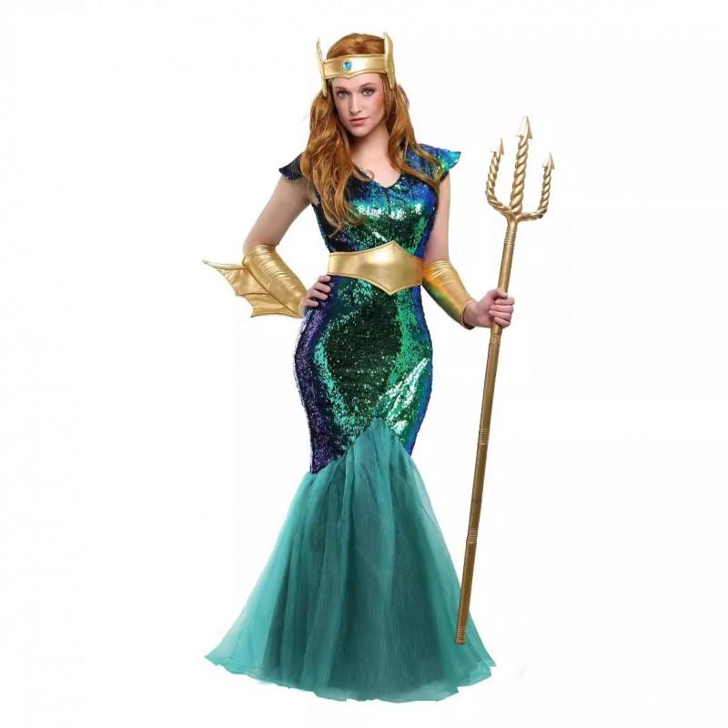 Adult Couple Halloween Costumes King Queen Warrior Egyptian Pharaoh Cleopatra Stage Outfits