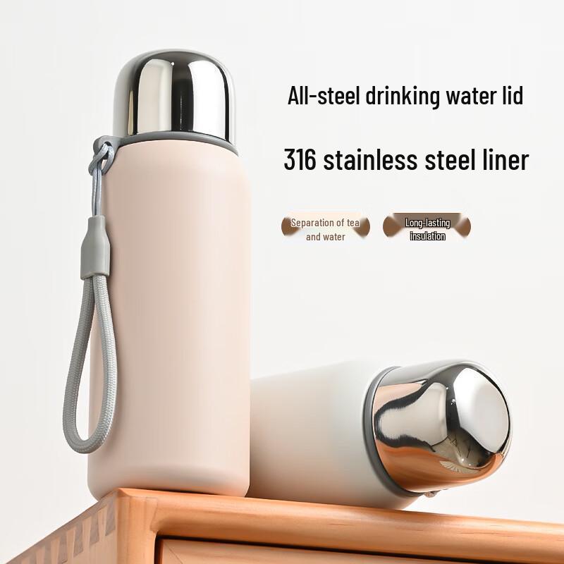 

Portable Stainless Steel Insulated Tea Cup with Handle