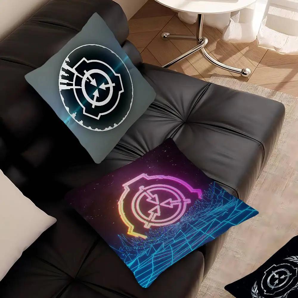 Popular Foundation Scp F-Foundation Game Cushion Cover Pillowcase Upholstery Sofa Throw Pillow Home Decor Pillowcas