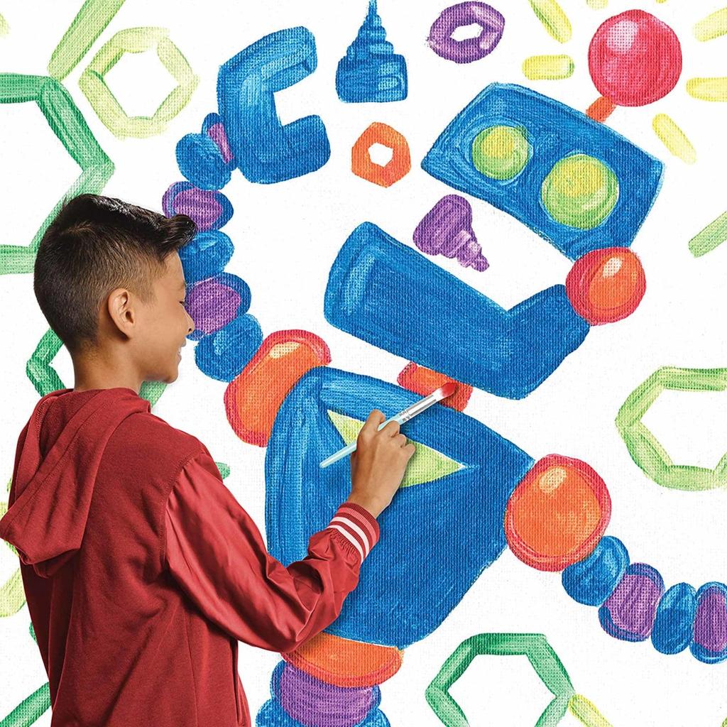 Crayola Bottle Paint Yellow Single Color Bottle Easily Removed with Water 473ml 201634 Genuine Product