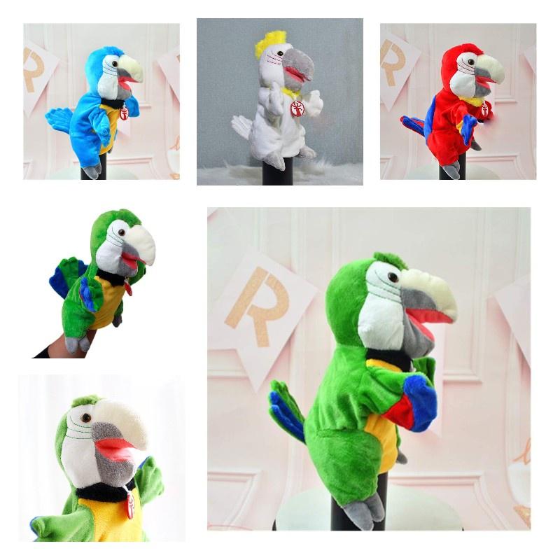 Sprechendes Tierpuppen-Spielzeug mit beweglichem Mund zum Geschichtenerzählen und zur Eltern-Kind-Bindung