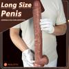 Realistic Long Dildo with Strong Suction Cup – Soft PVC G-Spot Stimulator, Strap-On Compatible, Adult Sex Toy for Women & Couples