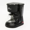 Tokyo Deco I001 Drip Coffee Maker, 2-4 Cups, Approx. 600ml, Keeps Warm, Glass Server, Mesh Filter, Black Filter Box, Heating Plate, Drip Protection,